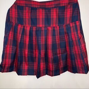 NWT SIM & SAM Plaid Wrap Skirt